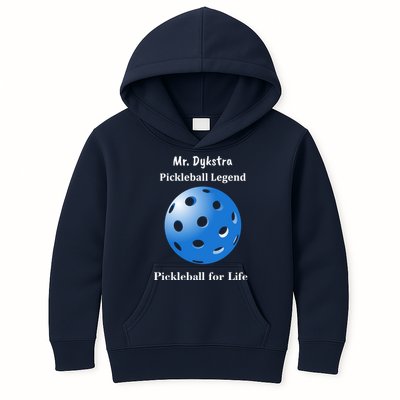 Custom Pickleball For Life Personalize Text Name Kids Hoodie