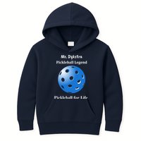 Custom Pickleball For Life Personalize Text Name Kids Hoodie
