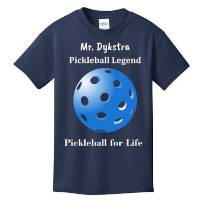 Custom Pickleball For Life Personalize Text Name Kids T-Shirt
