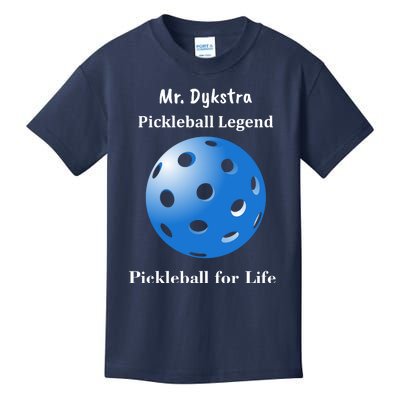 Custom Pickleball For Life Personalize Text Name Kids T-Shirt