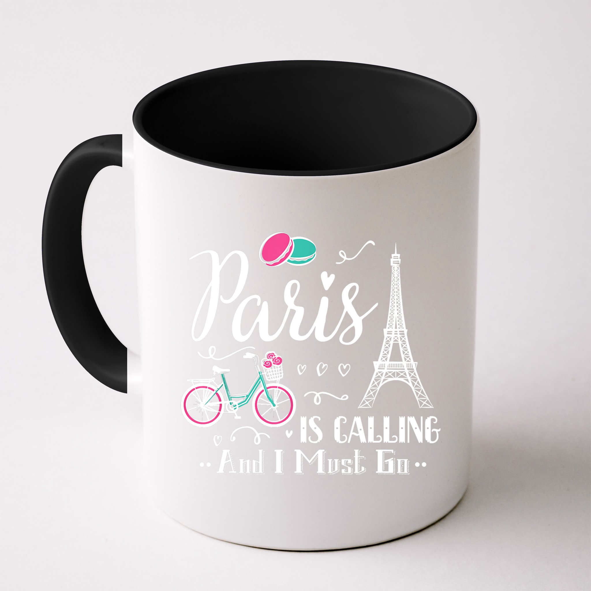 Cute Paris France Vacation Travel Funny Christmas Gift Mug