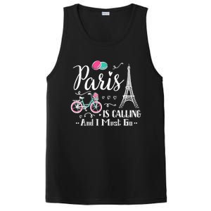 Cute Paris France Vacation Travel Funny Christmas Gift PosiCharge Competitor Tank