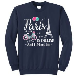 Cute Paris France Vacation Travel Funny Christmas Gift Sweatshirt