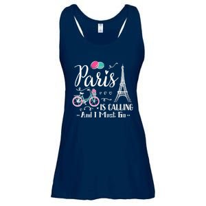 Cute Paris France Vacation Travel Funny Christmas Gift Ladies Essential Flowy Tank