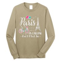 Cute Paris France Vacation Travel Funny Christmas Gift Long Sleeve Shirt