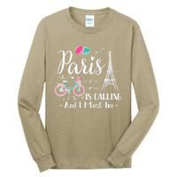 Cute Paris France Vacation Travel Funny Christmas Gift Tall Long Sleeve T-Shirt