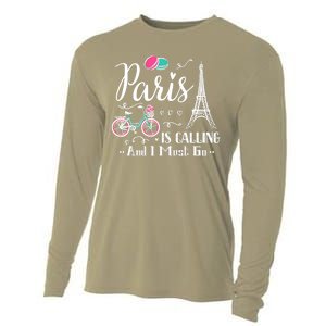 Cute Paris France Vacation Travel Funny Christmas Gift Cooling Performance Long Sleeve Crew