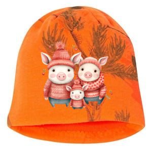 Christmas Pig Family Matching Outfit Kati - Camo Knit Beanie