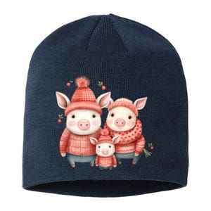 Christmas Pig Family Matching Outfit Sustainable Beanie