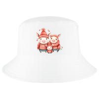 Christmas Pig Family Matching Outfit Cool Comfort Performance Bucket Hat