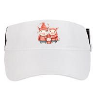 Christmas Pig Family Matching Outfit Adult Drive Performance Visor