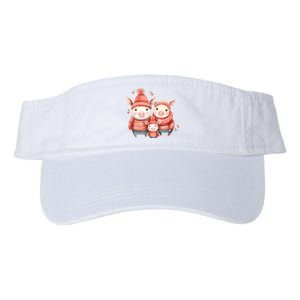 Christmas Pig Family Matching Outfit Valucap Bio-Washed Visor