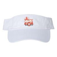 Christmas Pig Family Matching Outfit Valucap Bio-Washed Visor