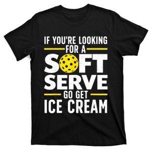 Cool Pickleball For Men Women Pickle Ball Player Soft Serve T-Shirt