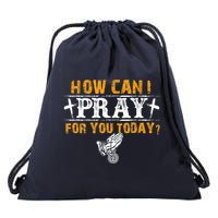 Christian Prayer For You Jesus Or Faith How Can I Pray Drawstring Bag