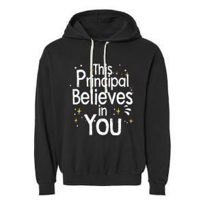 Cute Principal For Men Women School Head Principal Garment-Dyed Fleece Hoodie