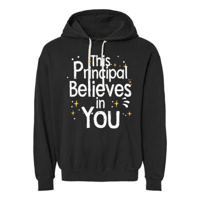 Cute Principal For Men Women School Head Principal Garment-Dyed Fleece Hoodie
