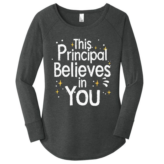 Cute Principal For Men Women School Head Principal Women's Perfect Tri Tunic Long Sleeve Shirt