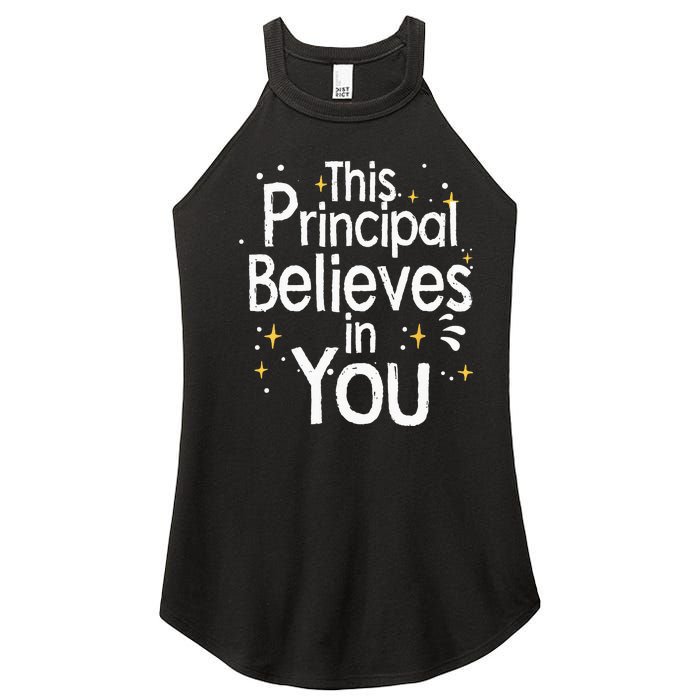 Cute Principal For Men Women School Head Principal Women's Perfect Tri Rocker Tank