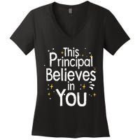 Cute Principal For Men Women School Head Principal Women's V-Neck T-Shirt