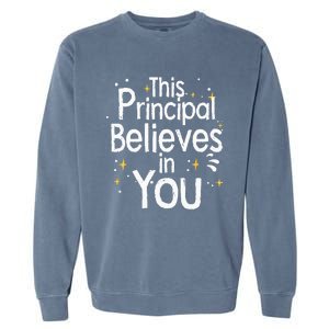 Cute Principal For Men Women School Head Principal Garment-Dyed Sweatshirt