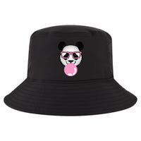 Cool Panda Face Eating Gum And Makes A Bubble  Cool Comfort Performance Bucket Hat