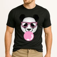 Cool Panda Face Eating Gum And Makes A Bubble  Performance Shirt