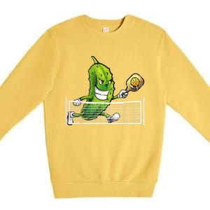 Cute Pickleball For Men Women Racket Sport Pickleball Lover Premium Crewneck Sweatshirt