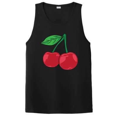 Cherry Pocket Fruit Lover Sweet Bomb Farmer Red Cherries Gift PosiCharge Competitor Tank