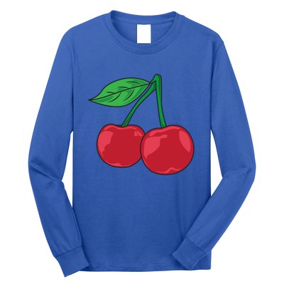 Cherry Pocket Fruit Lover Sweet Bomb Farmer Red Cherries Gift Long Sleeve Shirt