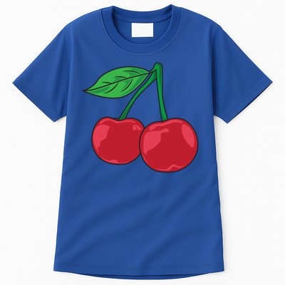 Cherry Pocket Fruit Lover Sweet Bomb Farmer Red Cherries Gift Tall T-Shirt