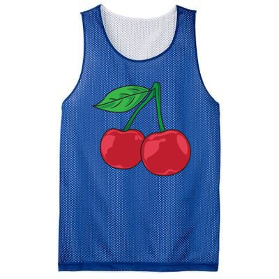 Cherry Pocket Fruit Lover Sweet Bomb Farmer Red Cherries Gift Mesh Reversible Basketball Jersey Tank