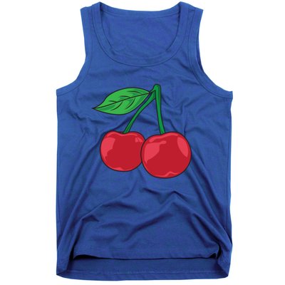 Cherry Pocket Fruit Lover Sweet Bomb Farmer Red Cherries Gift Tank Top