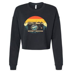 Cool Photography For Women Photographer Camera Lover Cropped Pullover Crew