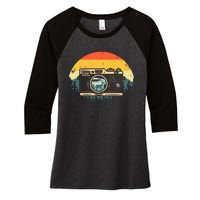 Cool Photography For Women Photographer Camera Lover Women's Tri-Blend 3/4-Sleeve Raglan Shirt