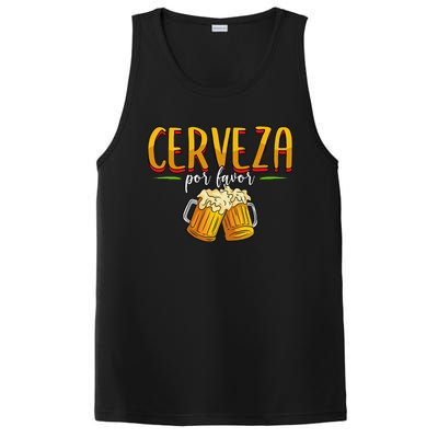 Cerveza Por Favor Beer Cinco De Mayo Mexico PosiCharge Competitor Tank