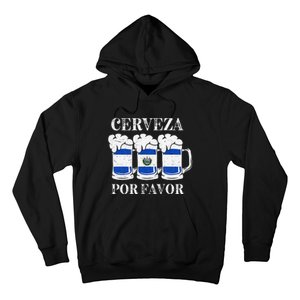 Cerveza Por Favor Salvadoran Beer Pupusas Tamales Party Hoodie