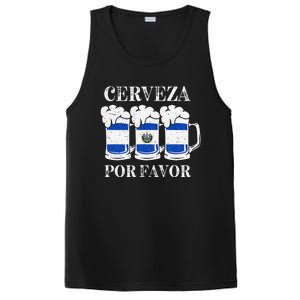 Cerveza Por Favor Salvadoran Beer Pupusas Tamales Party PosiCharge Competitor Tank