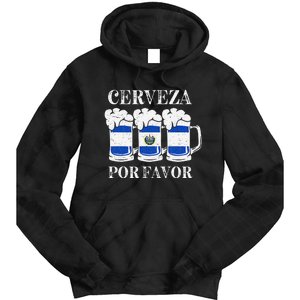 Cerveza Por Favor Salvadoran Beer Pupusas Tamales Party Tie Dye Hoodie