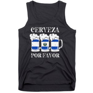 Cerveza Por Favor Salvadoran Beer Pupusas Tamales Party Tank Top