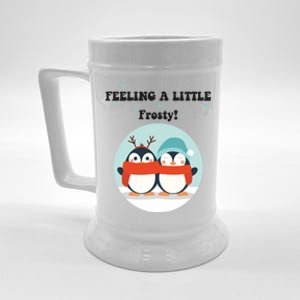 Christmas Penguin Frosty Funny Gift Beer Stein