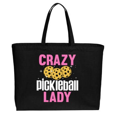 Cool Pickleball For Wo Girls Pickleball Player & Lover Cotton Canvas Jumbo Tote