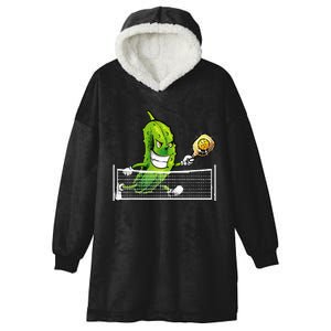 Cute Pickleball For Men Women Racket Sport Pickleball Lover Hooded Wearable Blanket