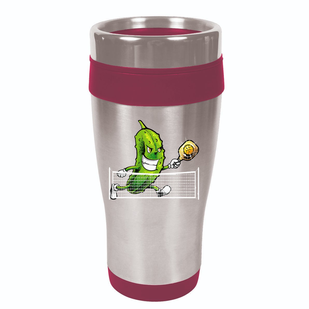 Cute Pickleball For Men Women Racket Sport Pickleball Lover 16oz Travel Tumbler