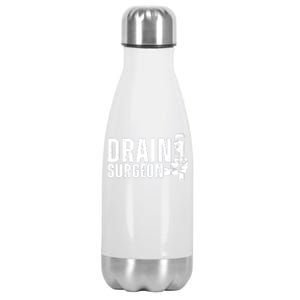 Cute Plumber For Plumbing Pipe Plumbers Pipefitter Stainless Steel Insulated Water Bottle