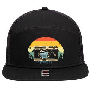 Cool Photography For Men Women Photographer Camera Lover 7 Panel Mesh Trucker Snapback Hat