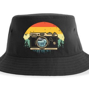 Cool Photography For Men Women Photographer Camera Lover Sustainable Bucket Hat