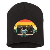 Cool Photography For Men Women Photographer Camera Lover Short Acrylic Beanie