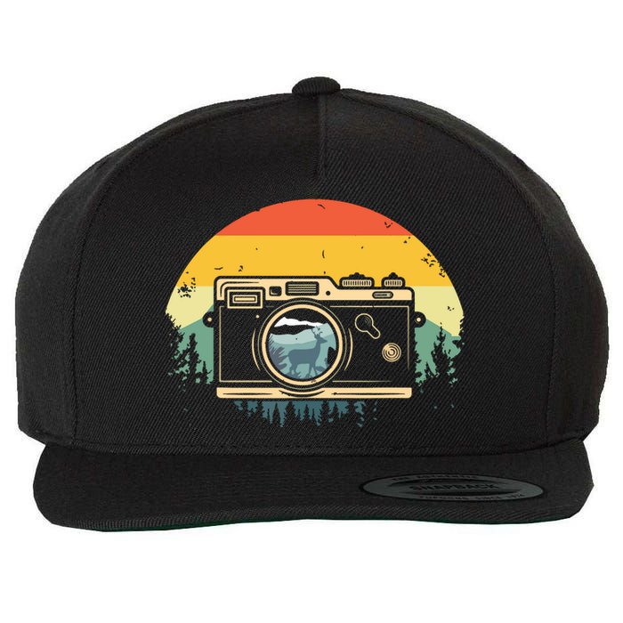 Cool Photography For Men Women Photographer Camera Lover Wool Snapback Cap