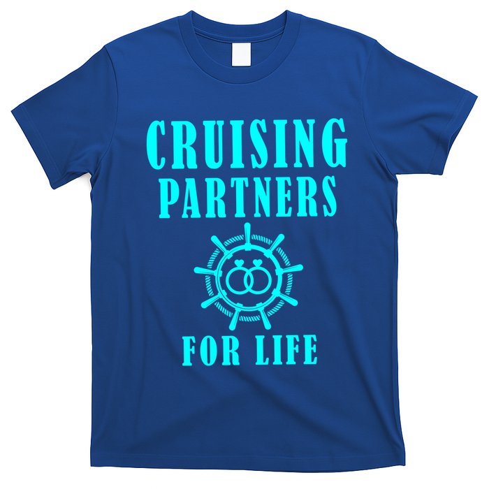 Cruising Partners For Life Wife Husband Couples Sailor Gift T-Shirt